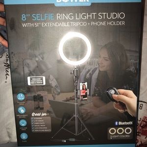 8” selfie Ring Light Studio